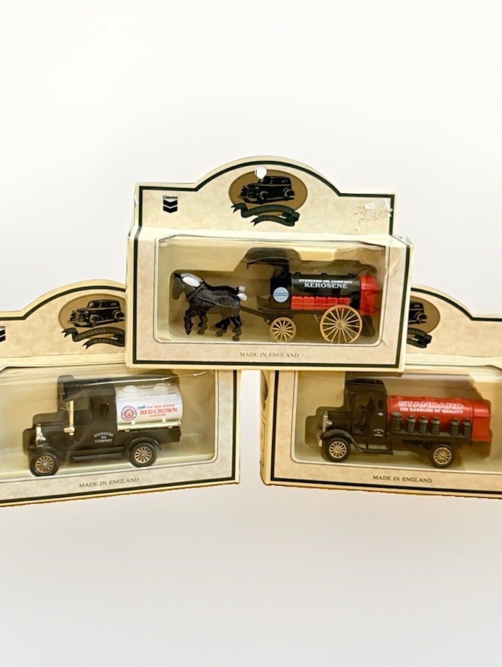 Vintage Lledo Chevron Die-cast Metal Replica Made in England Set of 3 #6
